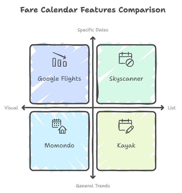 Fare Calender Price Comparison