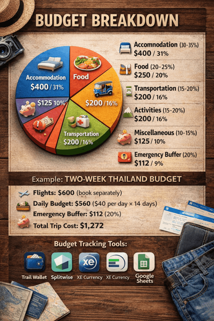budget breakdown pie chart