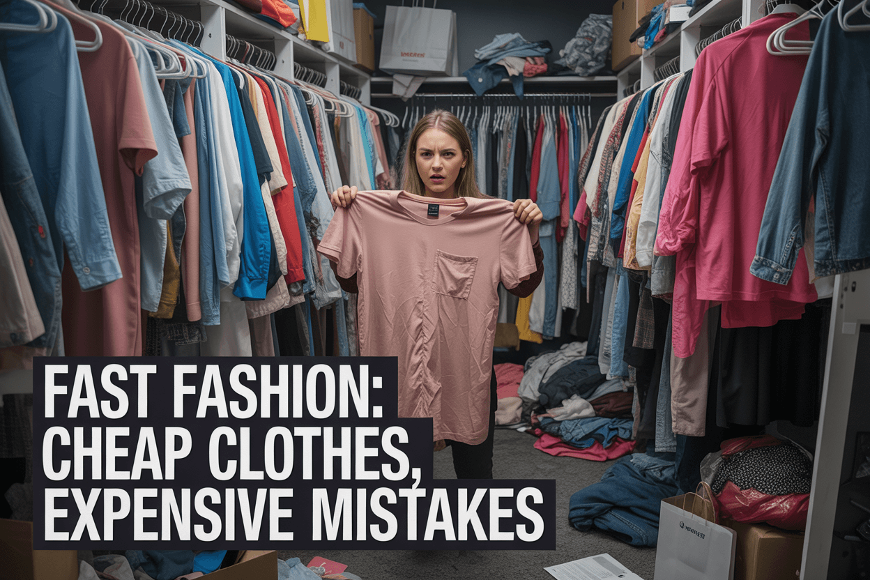 fast fashion: destroying your style and wallet