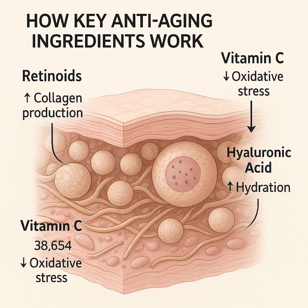 scientific diagram of anti aging products 1