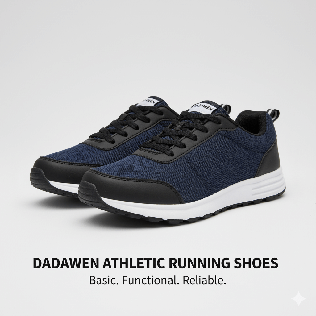 Dadawen Athletic Running Shoes showing the basic but functional design