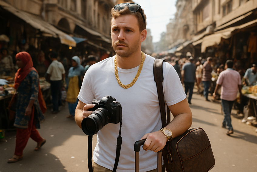 Displaying Expensive Items That Scream Tourist