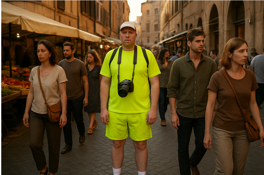 clothing choices that mark you as an outsider