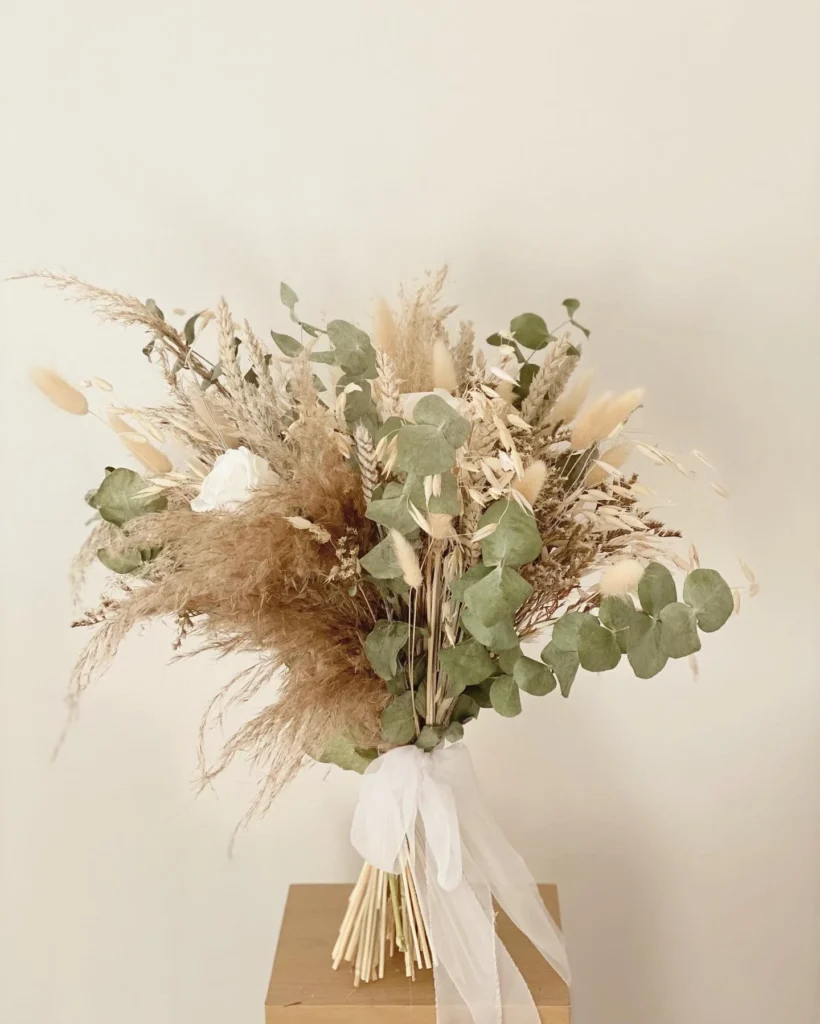 CEWOR Dried Pampas Grass Bouquet Sets