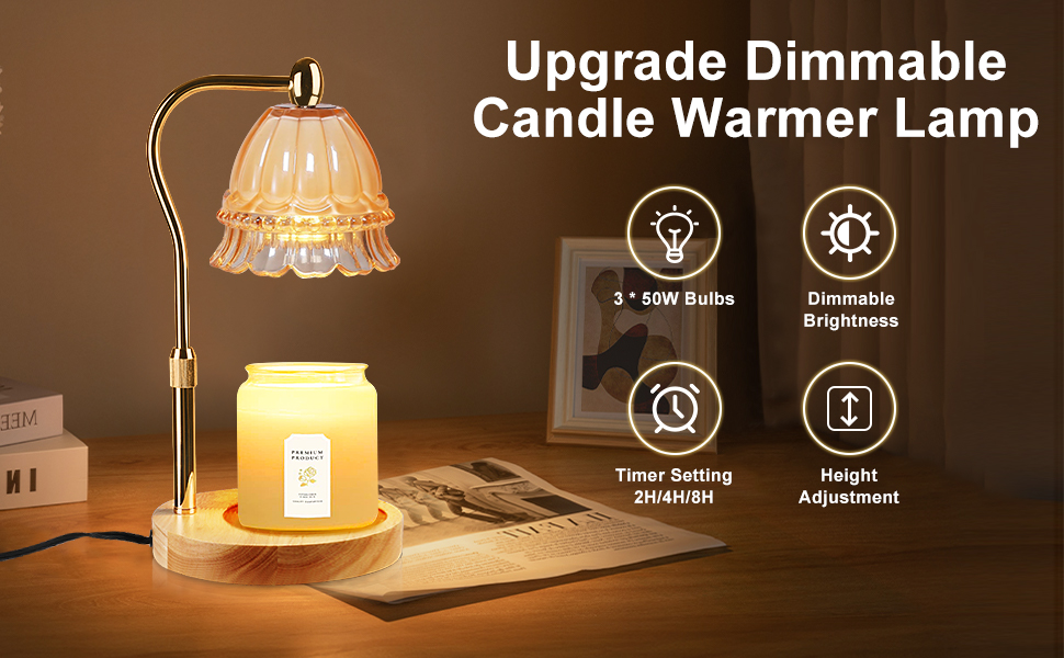 Darice Modern Candle Warmer Lamp