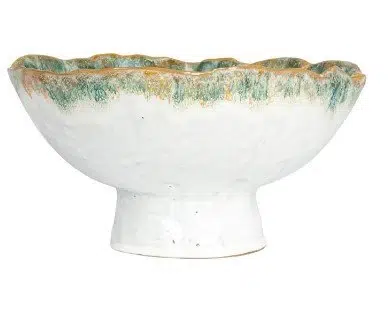 Stonebriar Decorative Ceramic Bowl (footed or textured styles)