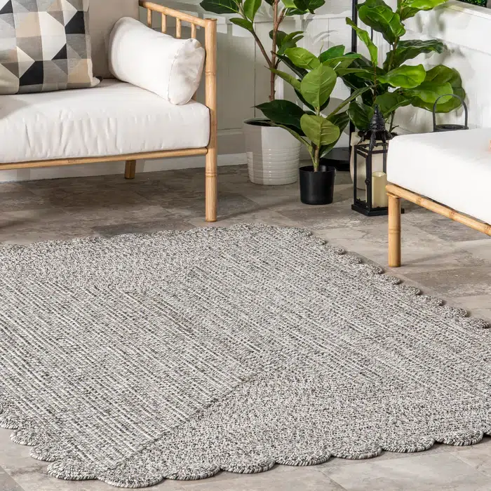 nuLOOM Washable Area Rugs (Scallop or Border Styles)