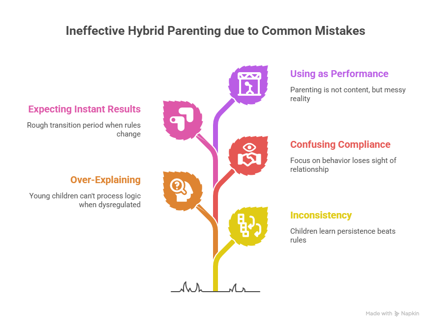 Hybrid Parenting Mistakes to Avoid