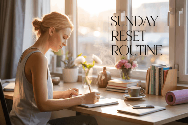 sunday reset routine