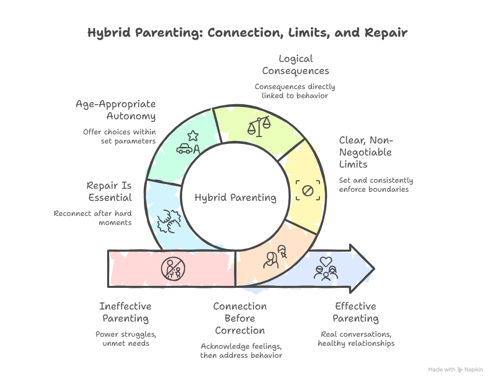 The 5 Core Pillars of Hybrid Parenting 