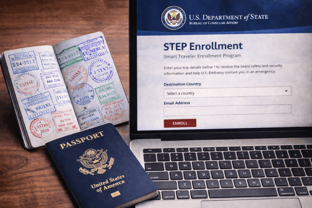 Travel documents and traveler safety tools