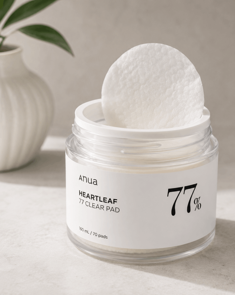 Minimalist skincare product aesthetic