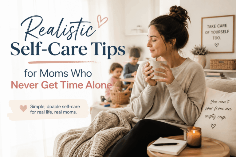 Realistic Self-Care Tips for Moms Who Never Get Time Alone