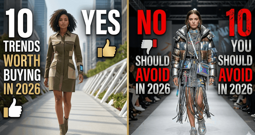 10 Fashion Trends Worth Buying and 10 You Should avoid in 2026