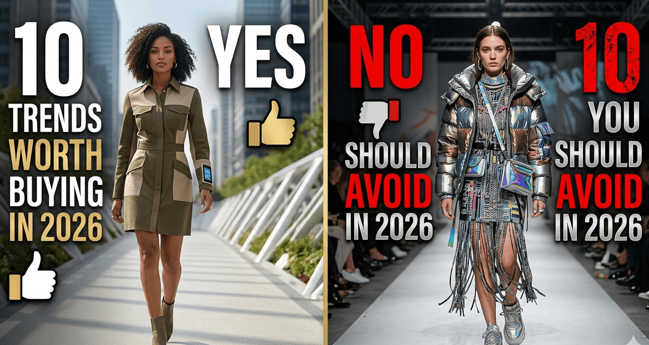 10 Fashion Trends Worth Buying and 10 You Should avoid in 2026