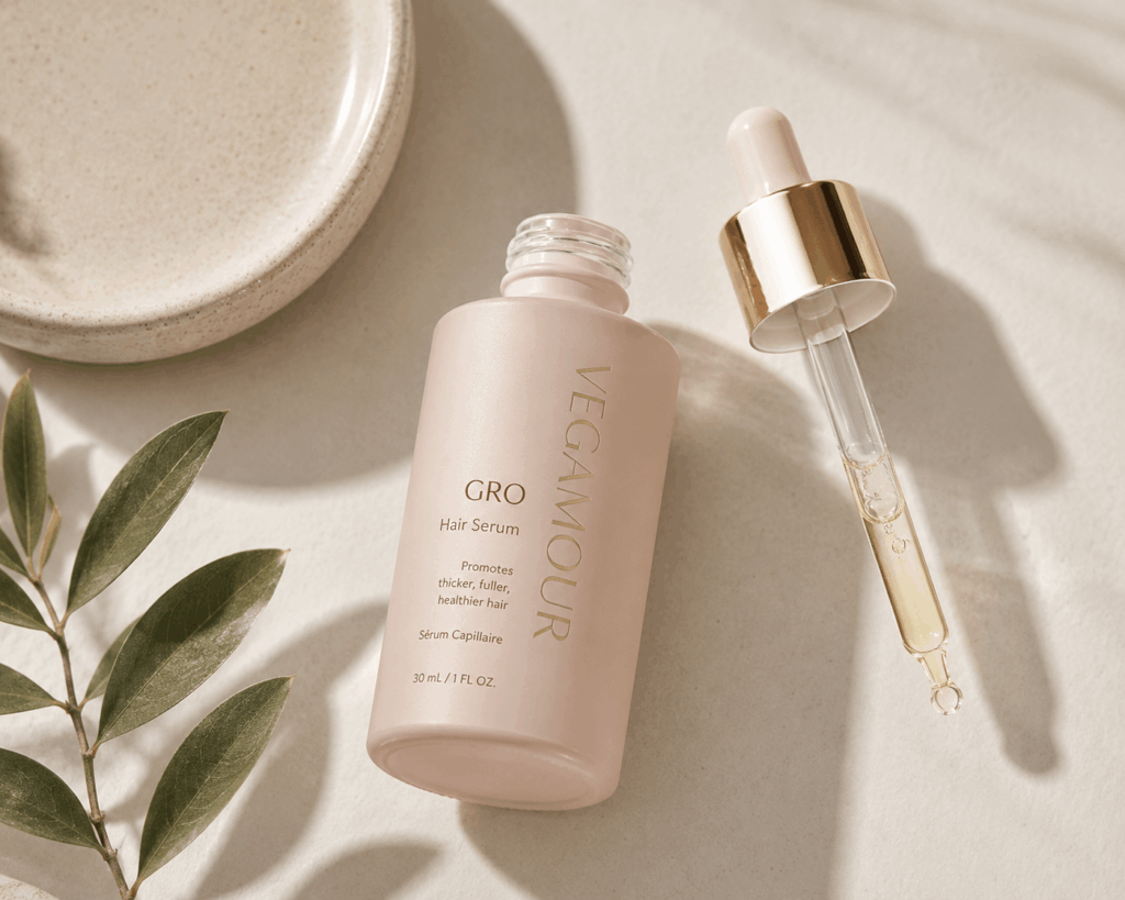 Elegant skincare serum still life