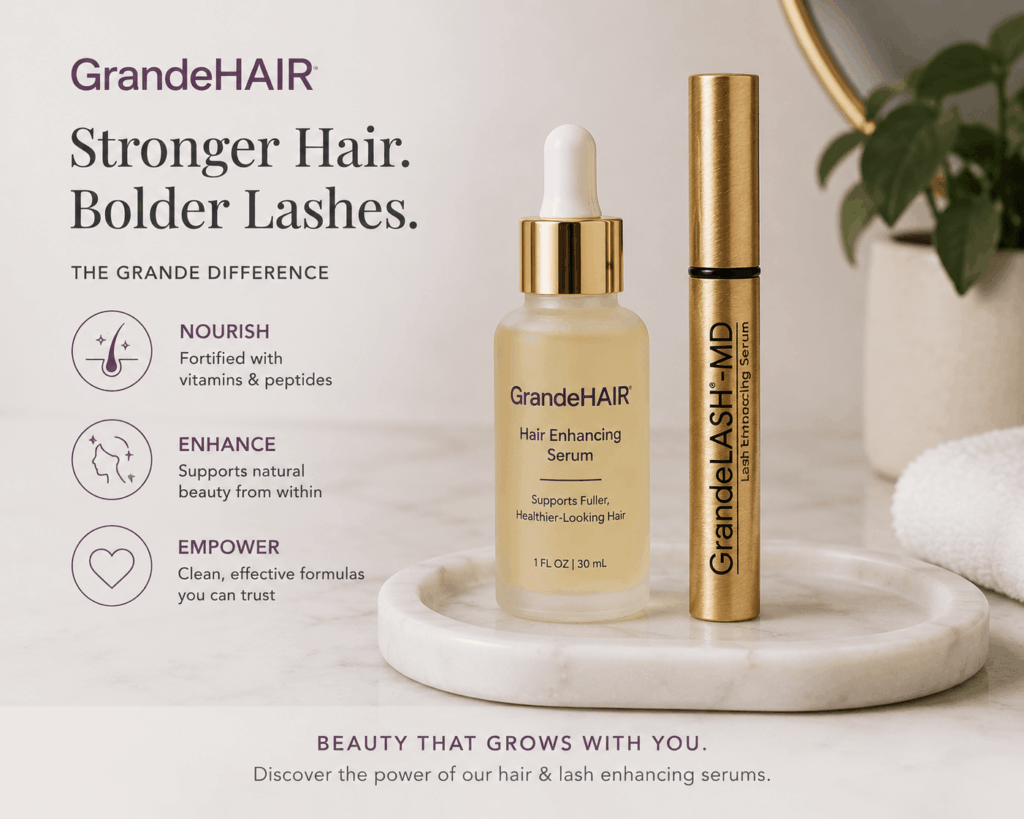 Luxury hair and lash serums