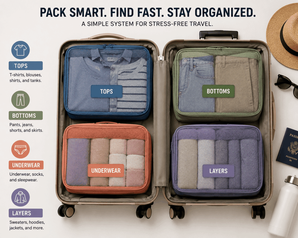 Pack smart stay organized